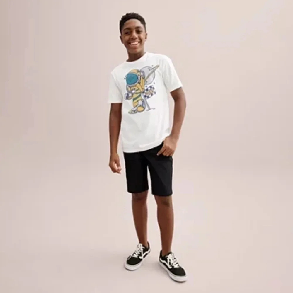 Vans Youth Slim Fit Shorts Color Black Size 18
